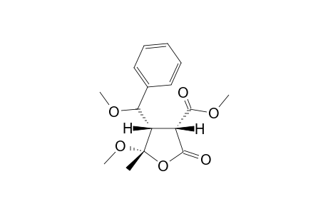 (3S,4S,5R)-(cis, cis)-3-(Methoxycarbonyl)-4-[(phenyl)(methoxy)methyl]-5-methyl-5-methoxy-tetrahydrofuran-2-one