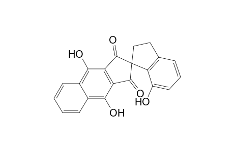 Spiro[2H-benz[f]indene-2,1'-[1H]indene]-1,3-dione, 2',3'-dihydro-4,7',9-trihydroxy-