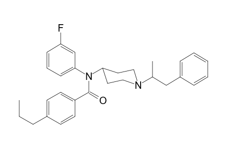 N-3-Fluorophenyl-N-[1-(1-phenylpropan-2-yl)piperidin-4-yl]-4-propylbenzamide