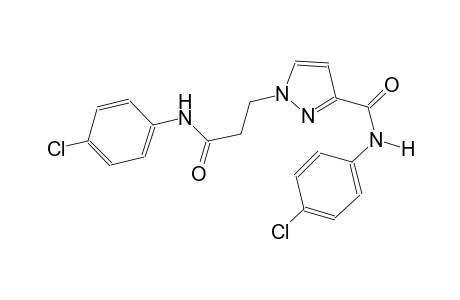 1H-pyrazole-1-propanamide, N-(4-chlorophenyl)-3-[[(4-chlorophenyl)amino]carbonyl]-