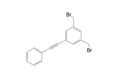 1,3-Bis(bromomethyl)-5-(2-phenyl-1-ethynyl)benzene