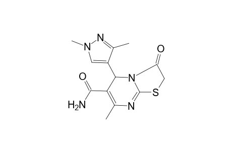 5H-Thiazolo[3,2-a]pyrimidine-6-carboxamide, 5-(1,3-dimethyl-1H-pyrazol-4-yl)-2,3-dihydro-7-methyl-3-oxo-