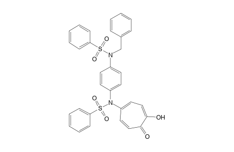 N-BENZYL-N'-(4-HYDROXY-5-OXO-1,3,6-CYCLOHEPTATRIEN-1-YL)-N,N'-(p-PHENYLENE)BISBENZENESULFONAMIDE