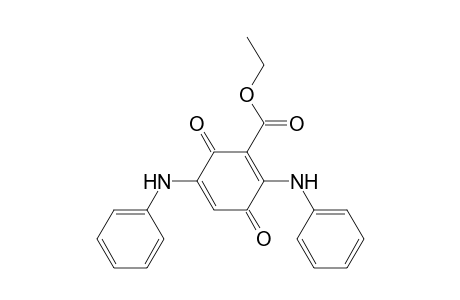2,5-Dianilino-3,6-diketo-cyclohexa-1,4-diene-1-carboxylic acid ethyl ester
