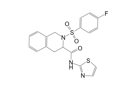 3-isoquinolinecarboxamide, 2-[(4-fluorophenyl)sulfonyl]-1,2,3,4-tetrahydro-N-(2-thiazolyl)-