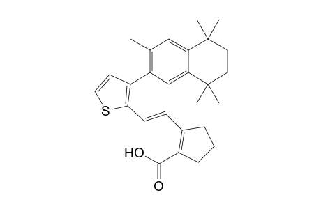 2-{2-[3-(3,5,5,8,8-Pentamethyl-5,6,7,8-tetrahydronaphth-2-yl)thiophen-2-yl]ethenyl}cyclopenten-1-carboxylic acid