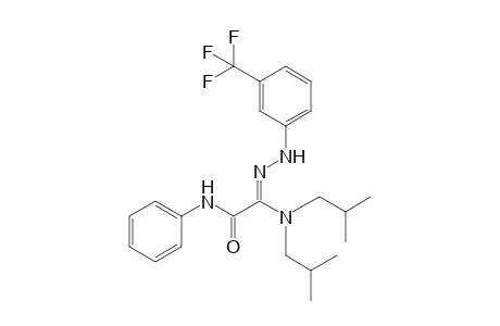 (Z)-2-Diisobutylamino-N-(phenyl)-2-{[3-(trifluoromethyl)phenyl]hydrazono}acetamide