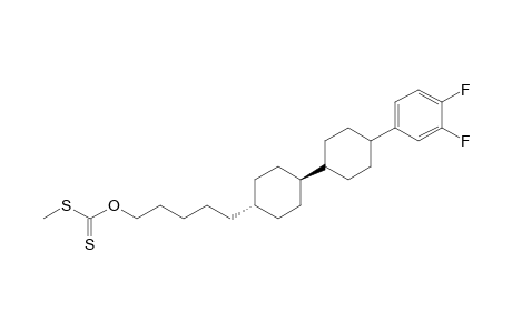 O-5-{trans-4-[trans-4-(3,4-Difluorophenyl)cyclohexyl]cyclohexyl}pentyl S-methyl dithiocarbonate