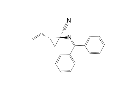 (1S,2R,E)-1-((Diphenylmethylene)amino)-2-ethenylcyclopropanecarbonitrile