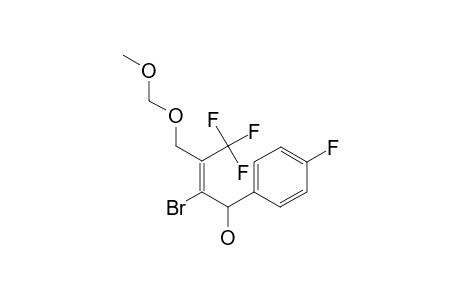 (E)-2-BROMO-4,4,4-TRIFLUORO-1-(4-FLUOROPHENYL)-3-[(METHOXYMETHOXY)-METHYL]-BUT-2-EN-1-OL