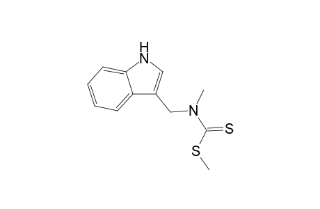 methyl N-(1H-indol-3-ylmethyl)-N-methyl-carbamodithioate