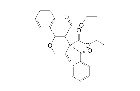 Diethyl 4-benzoyl-3,4-dihydro-3-methylene-6-phenyl-2H-pyran-4,5-dicarboxylate
