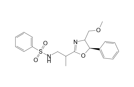 (R)-4-Methoxymethyl-5-phenyl-2-[1-methyl-2-(N-phenylsulfonylamino)ethyl]-4,5-dihydrooxazoline