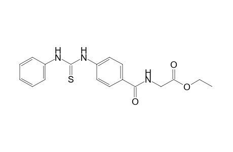 p-(3-phenyl-2-thioureido)hippuric acid, ethyl ester