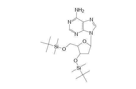 9-[4-[tert-butyl(dimethyl)silyl]oxy-5-[[tert-butyl(dimethyl)silyl]oxymethyl]-2-oxolanyl]-6-purinamine