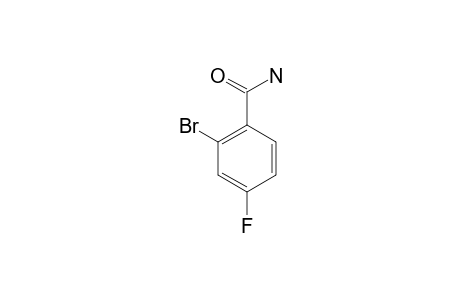 2-BROMO-4-FLUOROBENZAMIDE