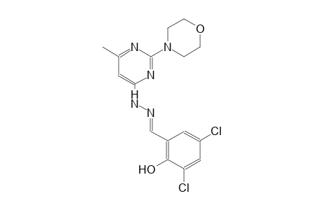 3,5-dichloro-2-hydroxybenzaldehyde [6-methyl-2-(4-morpholinyl)-4-pyrimidinyl]hydrazone