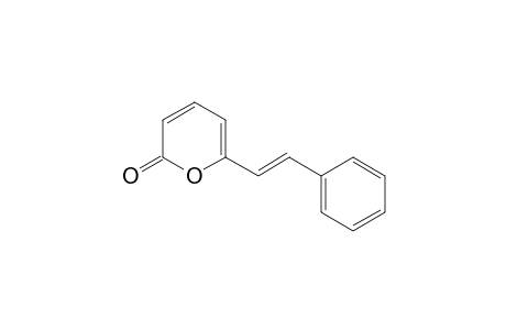6-[(E)-2-phenylethenyl]-2-pyranone