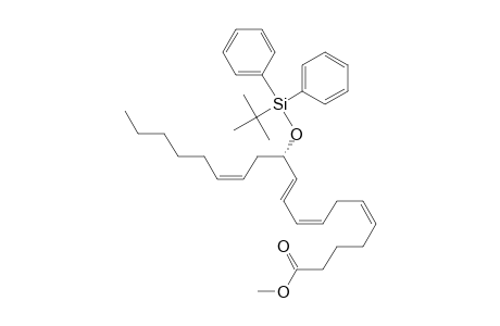 (5Z,8Z,10E,12S,14Z)-12-[tert-butyl(diphenyl)silyl]oxyeicosa-5,8,10,14-tetraenoic acid methyl ester