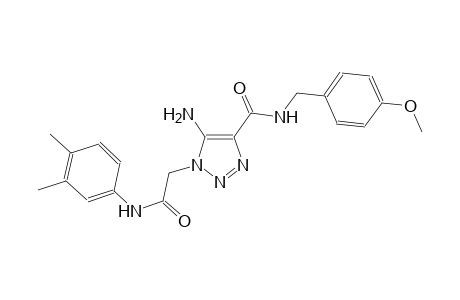 5-amino-1-[2-(3,4-dimethylanilino)-2-oxoethyl]-N-(4-methoxybenzyl)-1H-1,2,3-triazole-4-carboxamide