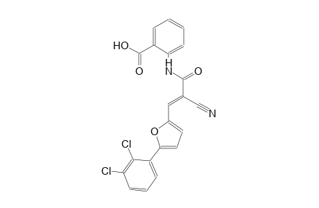 benzoic acid, 2-[[(2E)-2-cyano-3-[5-(2,3-dichlorophenyl)-2-furanyl]-1-oxo-2-propenyl]amino]-