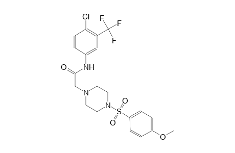 1-piperazineacetamide, N-[4-chloro-3-(trifluoromethyl)phenyl]-4-[(4-methoxyphenyl)sulfonyl]-