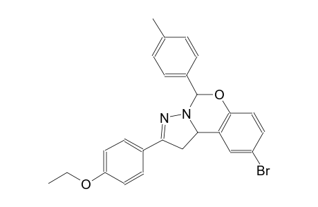 4-[9-bromo-5-(4-methylphenyl)-1,10b-dihydropyrazolo[1,5-c][1,3]benzoxazin-2-yl]phenyl ethyl ether