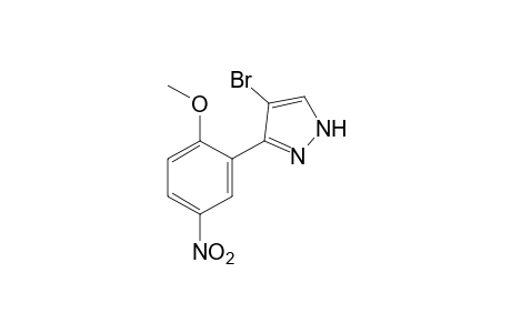 4-bromo-3-(2-methoxy-5-nitrophenyl)pyrazole