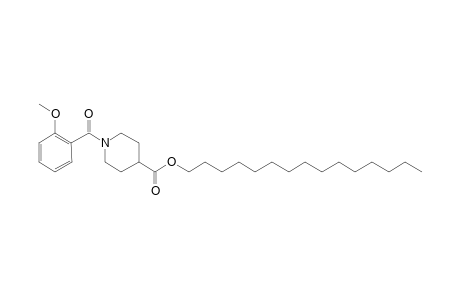 Isonipecotic acid, N-(2-methoxybenzoyl)-, pentadecyl ester