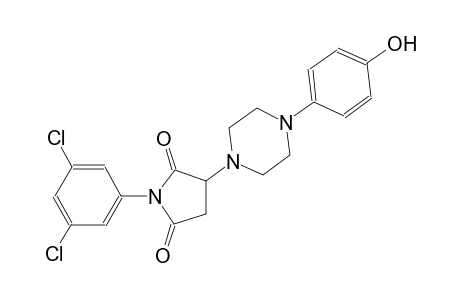 1-(3,5-dichlorophenyl)-3-[4-(4-hydroxyphenyl)-1-piperazinyl]-2,5-pyrrolidinedione