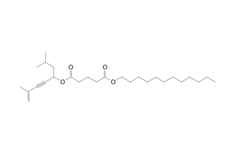 Glutaric acid, 2,7-dimethyloct-5-yn-7-en-4-yl dodecyl ester