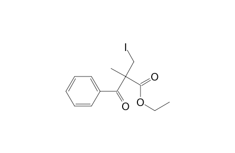 Benzenepropanoic acid, .alpha.-(iodomethyl)-.alpha.-methyl-.beta.-oxo-, ethyl ester