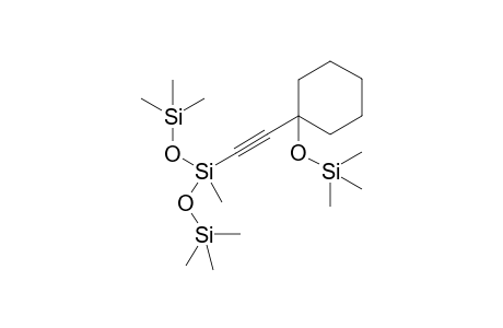 2-methylbis(trimethylsiloxy)silylethynyl-1-(trimethylsiloxy)cyclohexane