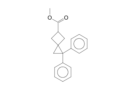 Spiro[2.3]hexane-5-carboxylic acid, 1,1-diphenyl-, methyl ester