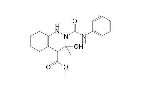 Methyl 2-(anilinocarbonyl)-3-hydroxy-3-methyl-3,4,5,6,7,8-hexahydrocinnoline-4-carboxylate
