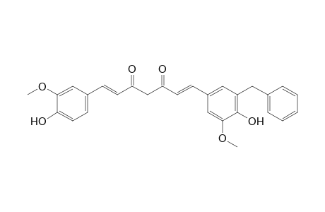 1,7-bis(5'-Benzyl-4'-hydroxy-3'-methoxyphenyl)-1,6-heptadiene-3,5-dione