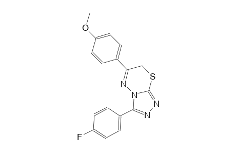 3-(4-fluorophenyl)-6-(4-methoxyphenyl)-7H-[1,2,4]triazolo[3,4-b][1,3,4]thiadiazine