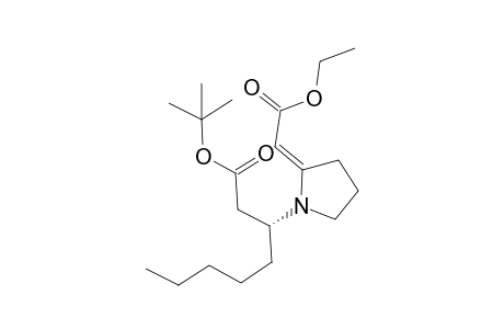 (3R)-3-[(2E)-2-(2-ethoxy-2-keto-ethylidene)pyrrolidino]caprylic acid tert-butyl ester