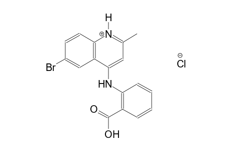 6-bromo-4-(2-carboxyanilino)-2-methylquinolinium chloride