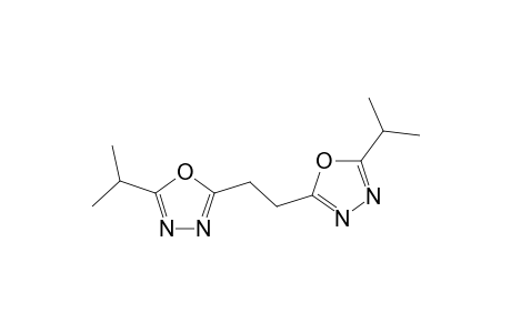 2-propan-2-yl-5-[2-(5-propan-2-yl-1,3,4-oxadiazol-2-yl)ethyl]-1,3,4-oxadiazole