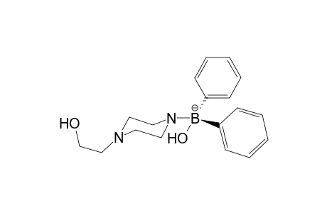 diphenylhydroxo-4-[1-(2-hydroxyethyl)]piperazylborane