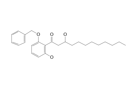 Phenol, 2-[3-hydroxydodecanoyl]-3-benzyloxy-