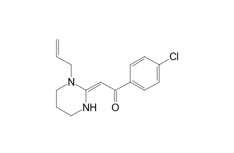 (2E)-1-(4-chlorophenyl)-2-(1-prop-2-enyl-1,3-diazinan-2-ylidene)ethanone