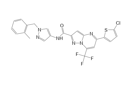5-(5-chloro-2-thienyl)-N-[1-(2-methylbenzyl)-1H-pyrazol-4-yl]-7-(trifluoromethyl)pyrazolo[1,5-a]pyrimidine-2-carboxamide