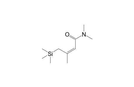 (Z)-3,N,N-Trimethyl-4-(trimethylsilyl)-2-butenamide