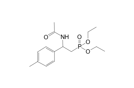 (-)-Diethyl 2-acetamido-2-p-tolylethylphosphonate