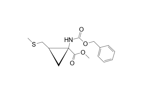 Methyl (1S,2R)-(-)-1-N-Benzyloxycarbonylamino-2-methylthiocyclopropanecarboxylate