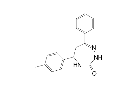 5-(4-Methylphenyl)-7-phenyl-2,4,5,6-tetrahydro-3H-1,2,4-triazepine-3-one