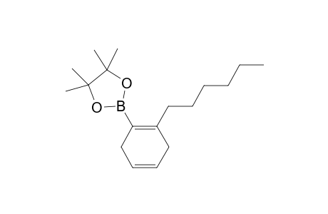 4,4,5,5-Tetramethyl-2-(2-hexylcyclohexa-1,4-dienyl)-1,3,2-dioxaborolane