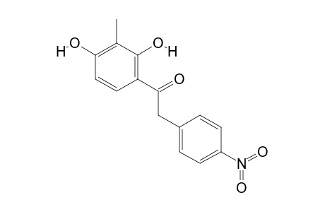 1-(2,4-dihydroxy-3-methylphenyl)-2-(4-nitrophenyl)ethanone